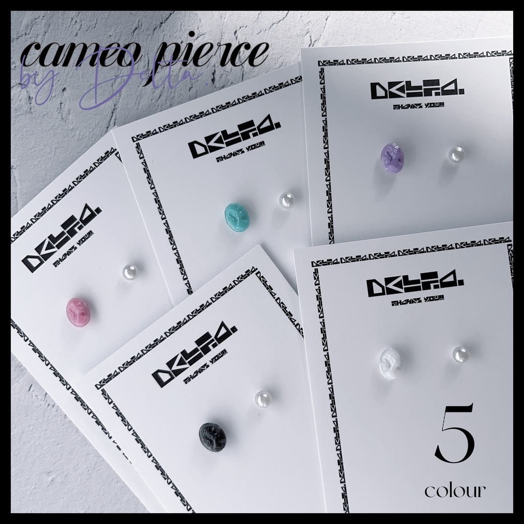 【ぬい用】💎cameo pierce/5color