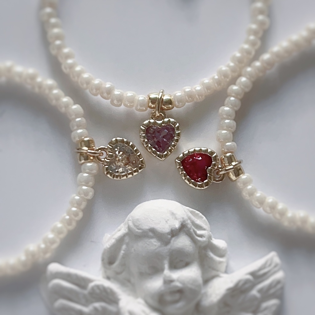 【10~12cmぬい用】🖤HAPPY VALENTINE CHOKER🖤【送料無料】