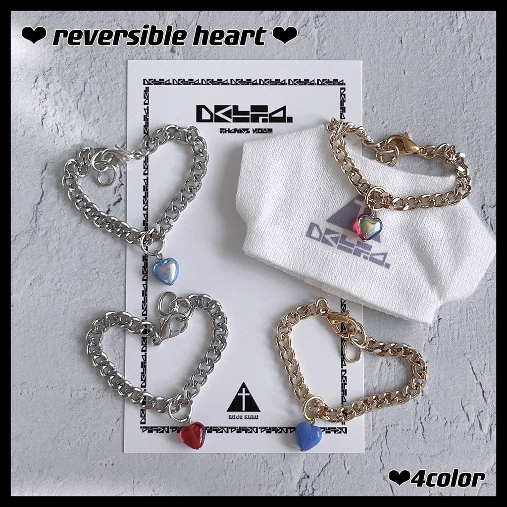 【ぬい用】❤︎reversible heart❤︎【送料無料】