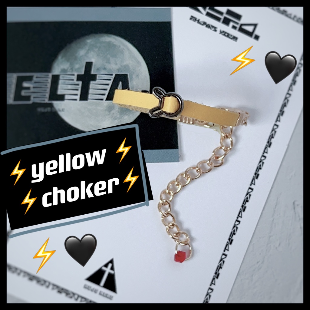 【ぬい用】⚡️yellow choker⚡️