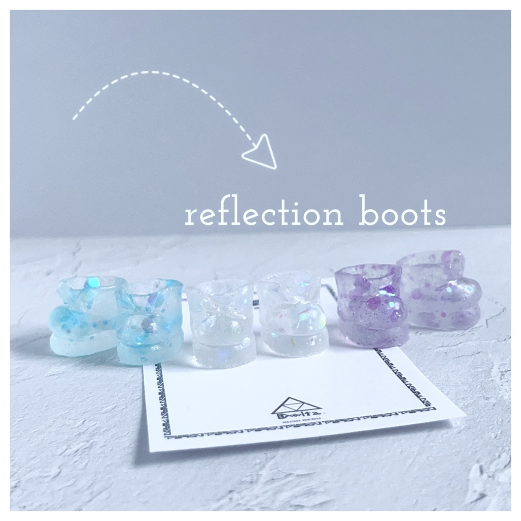 【ぬい用】🌈Delta.reflection boots🌈