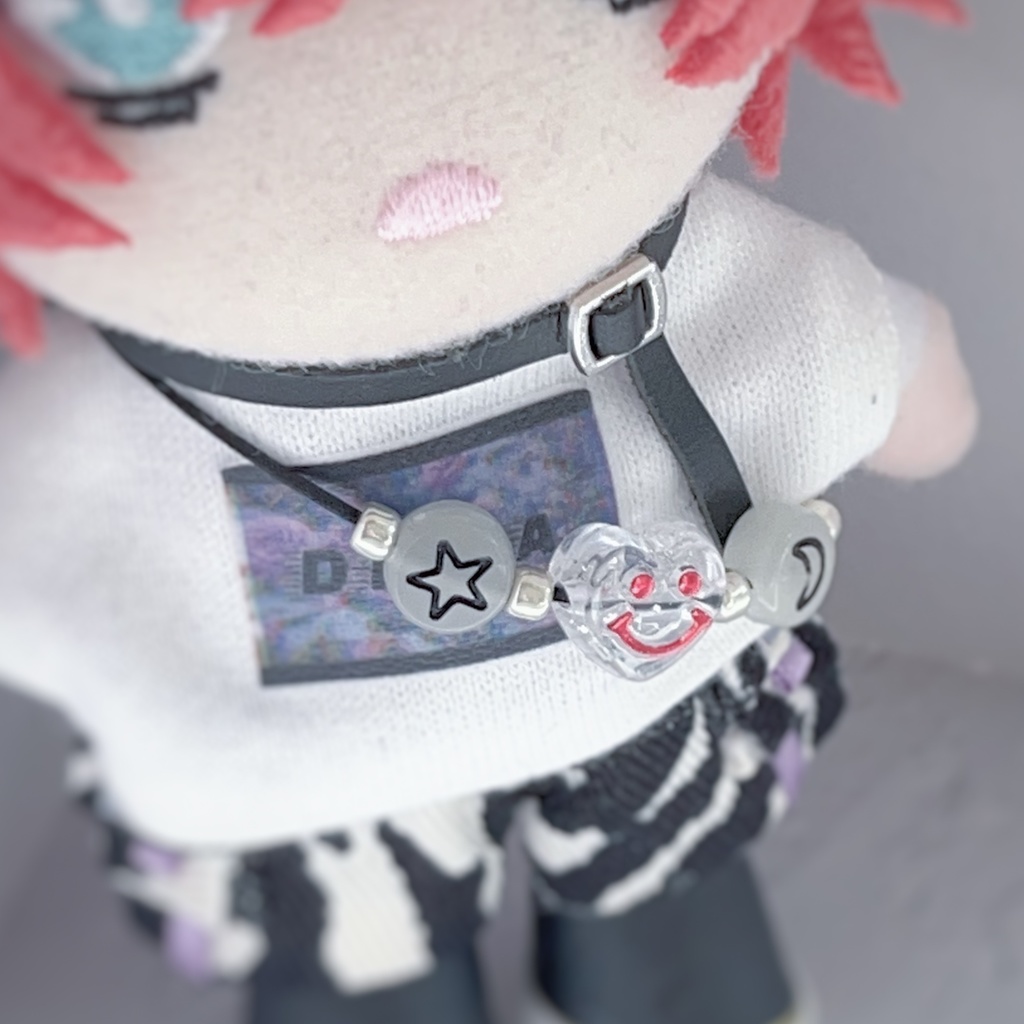 【ぬい用】💟ネオンハート💟【斜めがけアクセサリー】