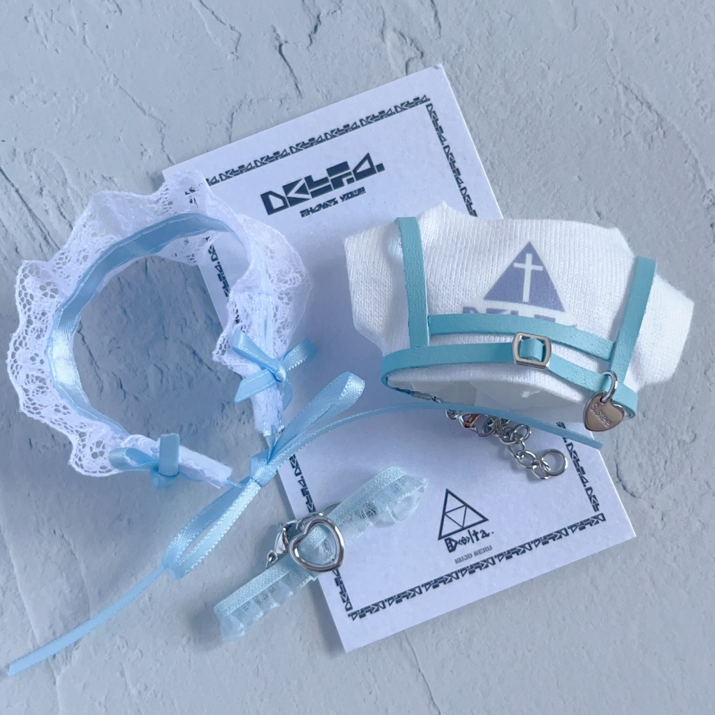 【12/23シルバー再販】【ぬい用】💟⛓️いつもいっしょ⛓️💟【ダブルチョーカー】