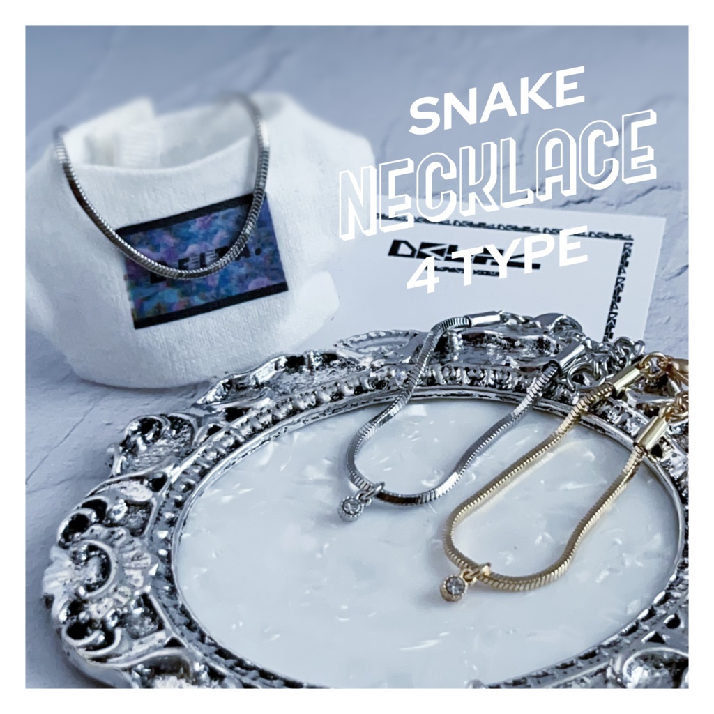 🖤snake necklace🐍🖤【4種】