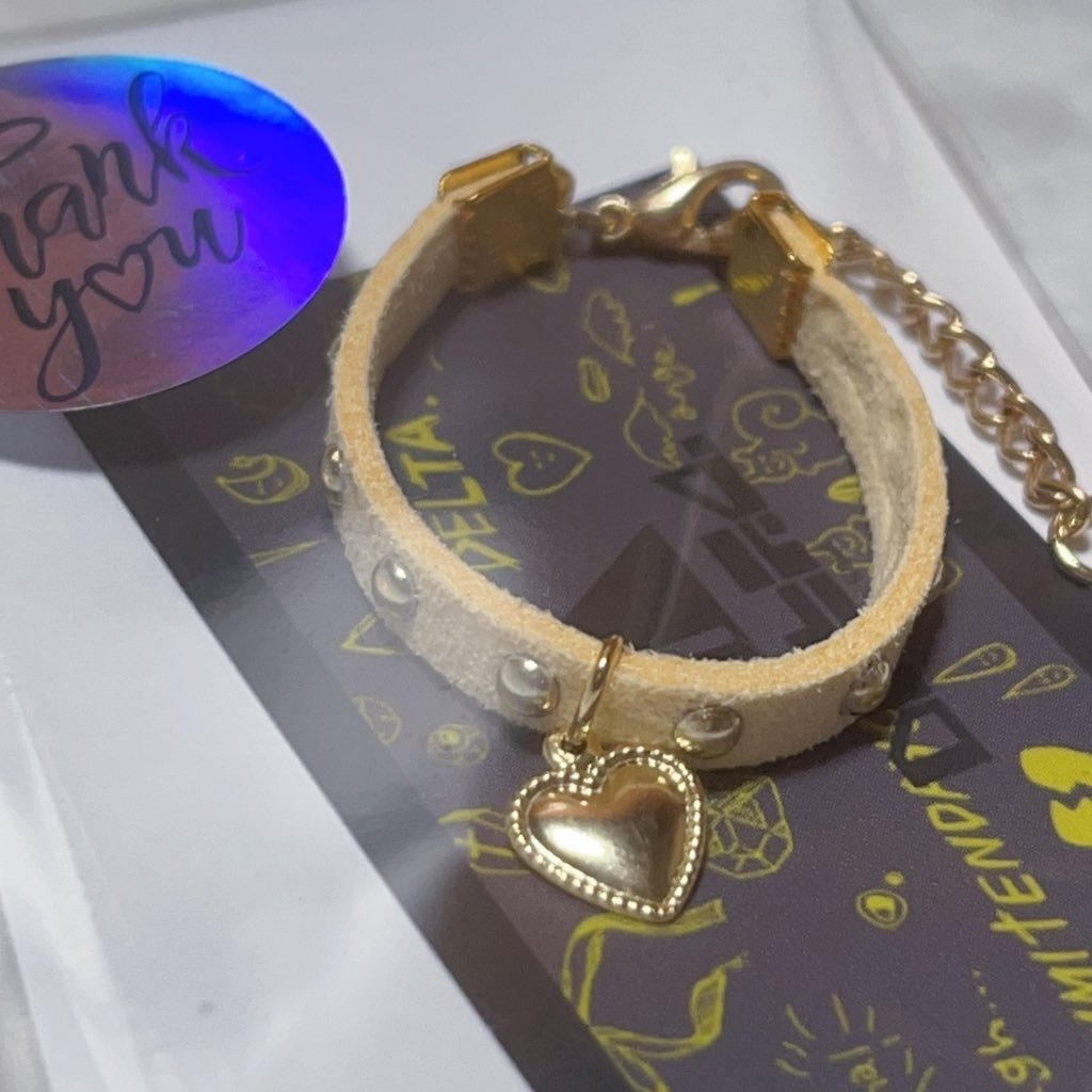 【ゴールドカラー】🖤LOVE PUNK CHOKER🖤ハートチャームver