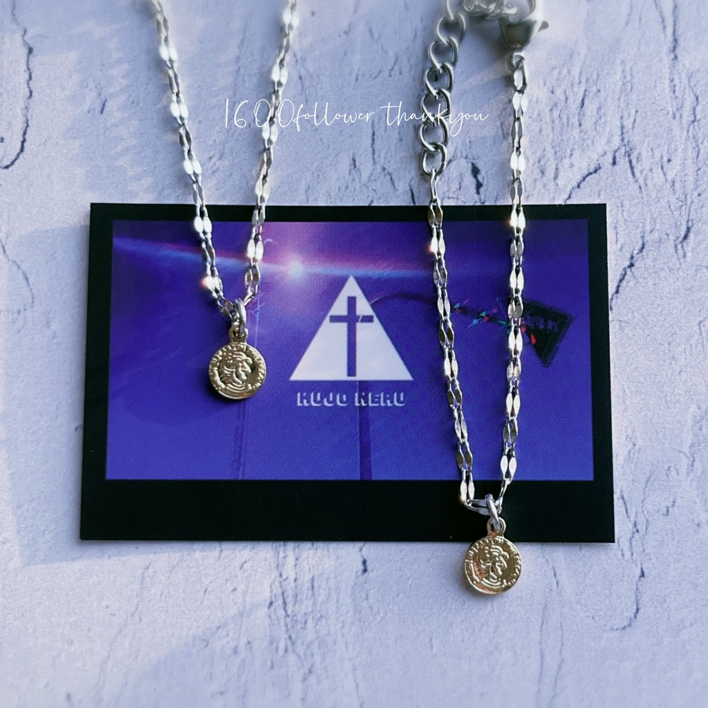 【12/17 21時〜】 ▼thank you 1600follower▼coin necklace /10-13cmnui
