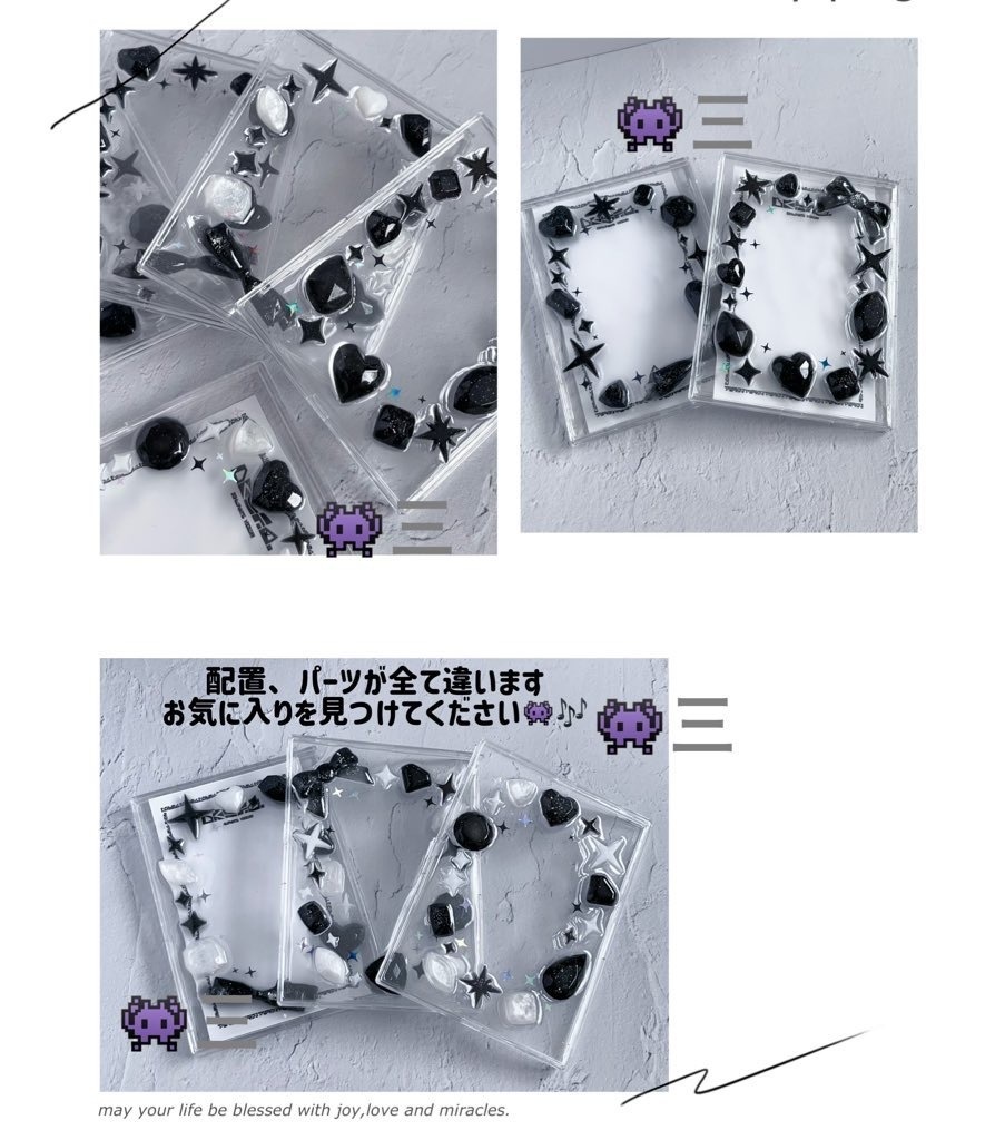 【1/29 21時〜】💟立体トレカケース/ジュエル💟【2color】