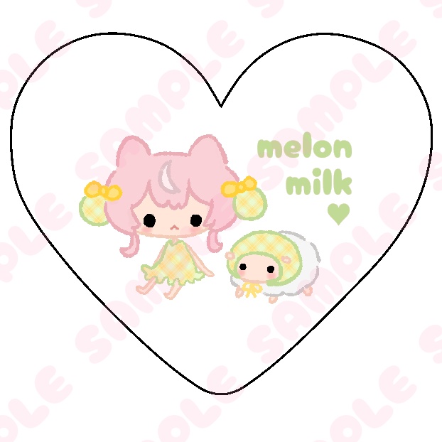 melon milk アンブレラマーカー
