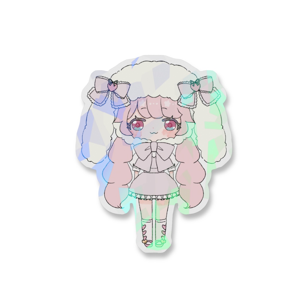 ハニーミント🐰ステッカー【ホログラム】