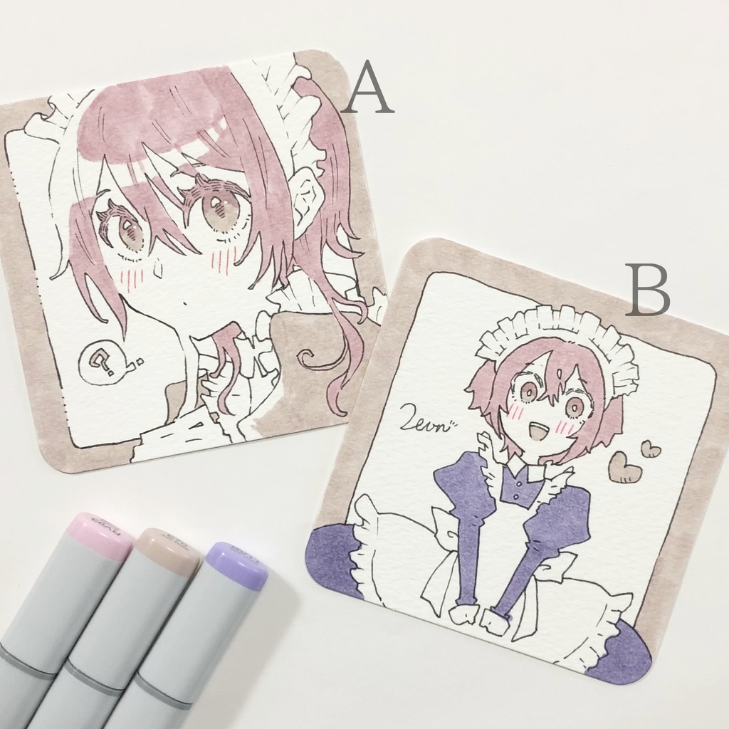 【ミニ原画】少年メイド零音