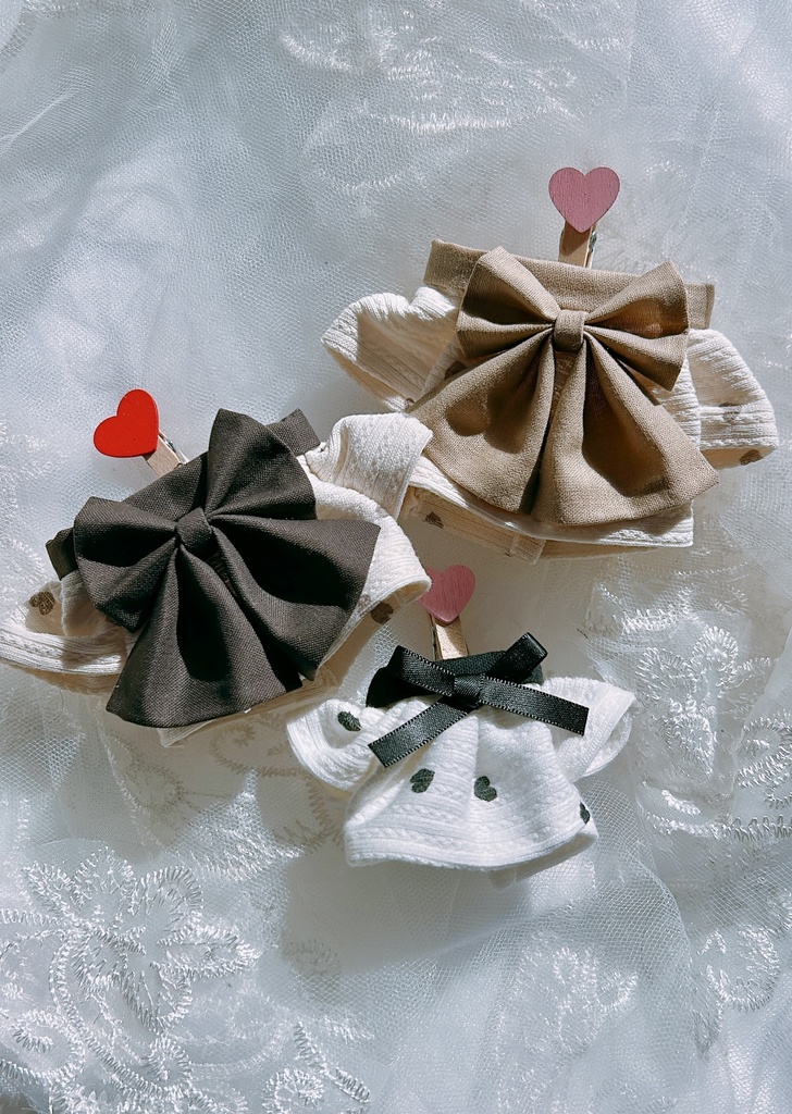 ハート柄ワンピース