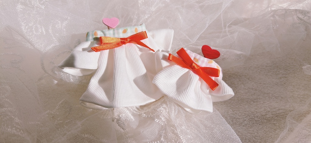 にんじん柄ワンピース