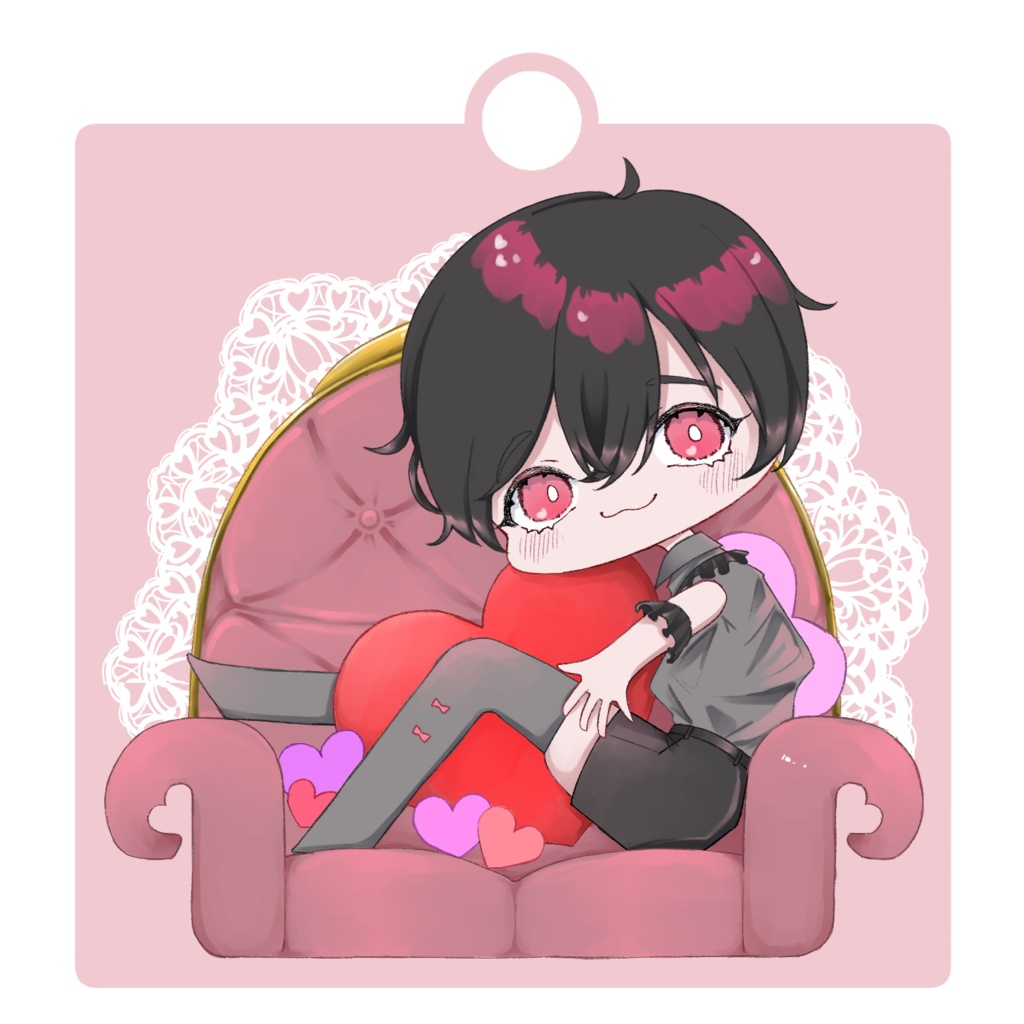 おすわりアクキー 愛流