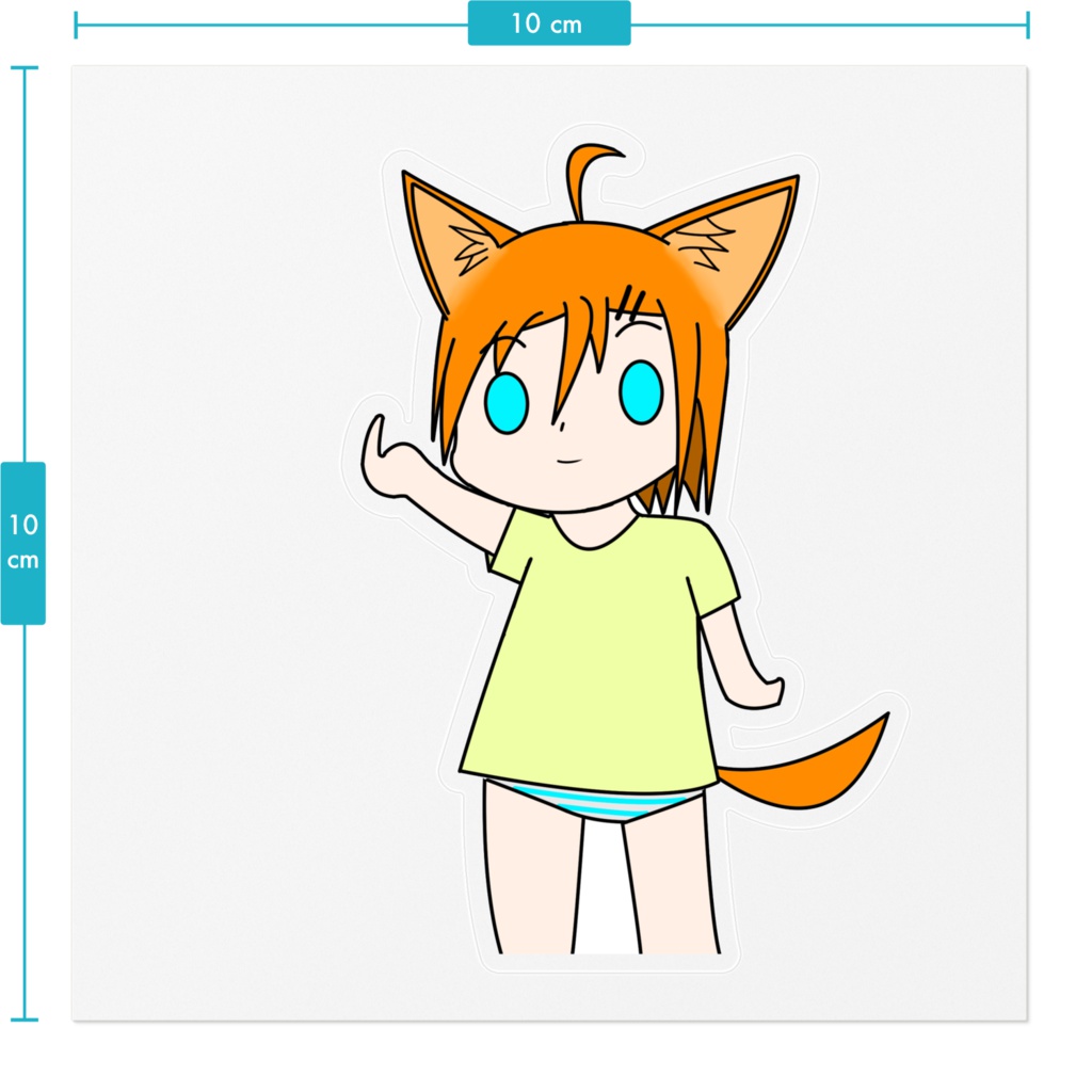 ふぁっきゅーぷにばらステッカー