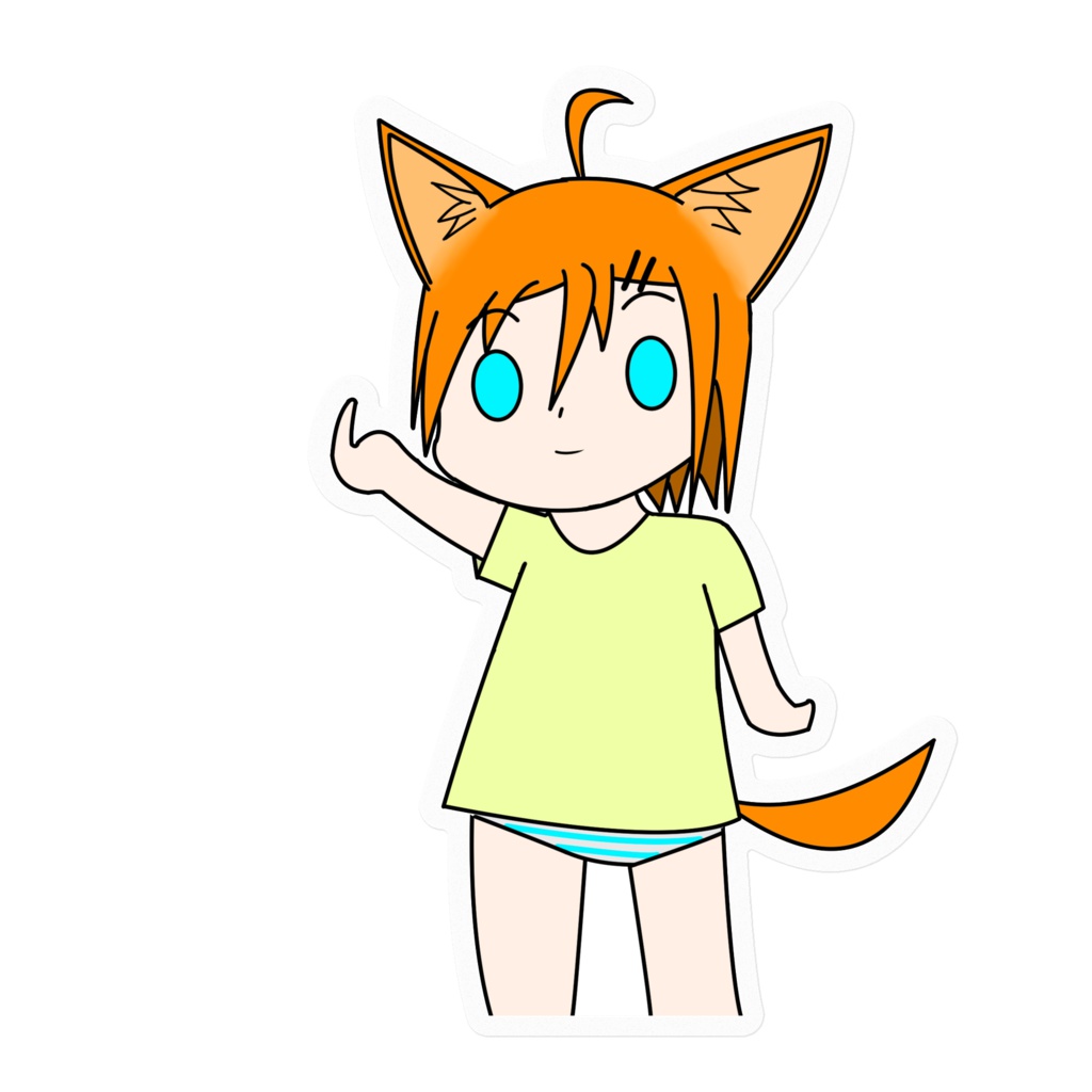 ふぁっきゅーぷにばらステッカー