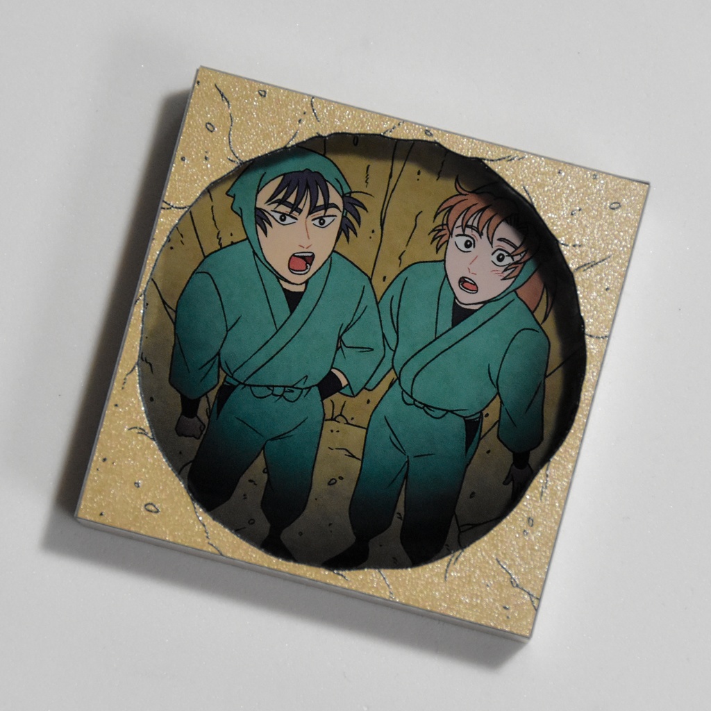 留伊落とし穴アクリルブロック