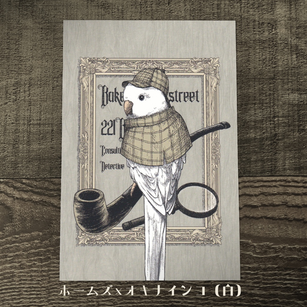 うさぎとインコ ポストカードセット【T : 1】