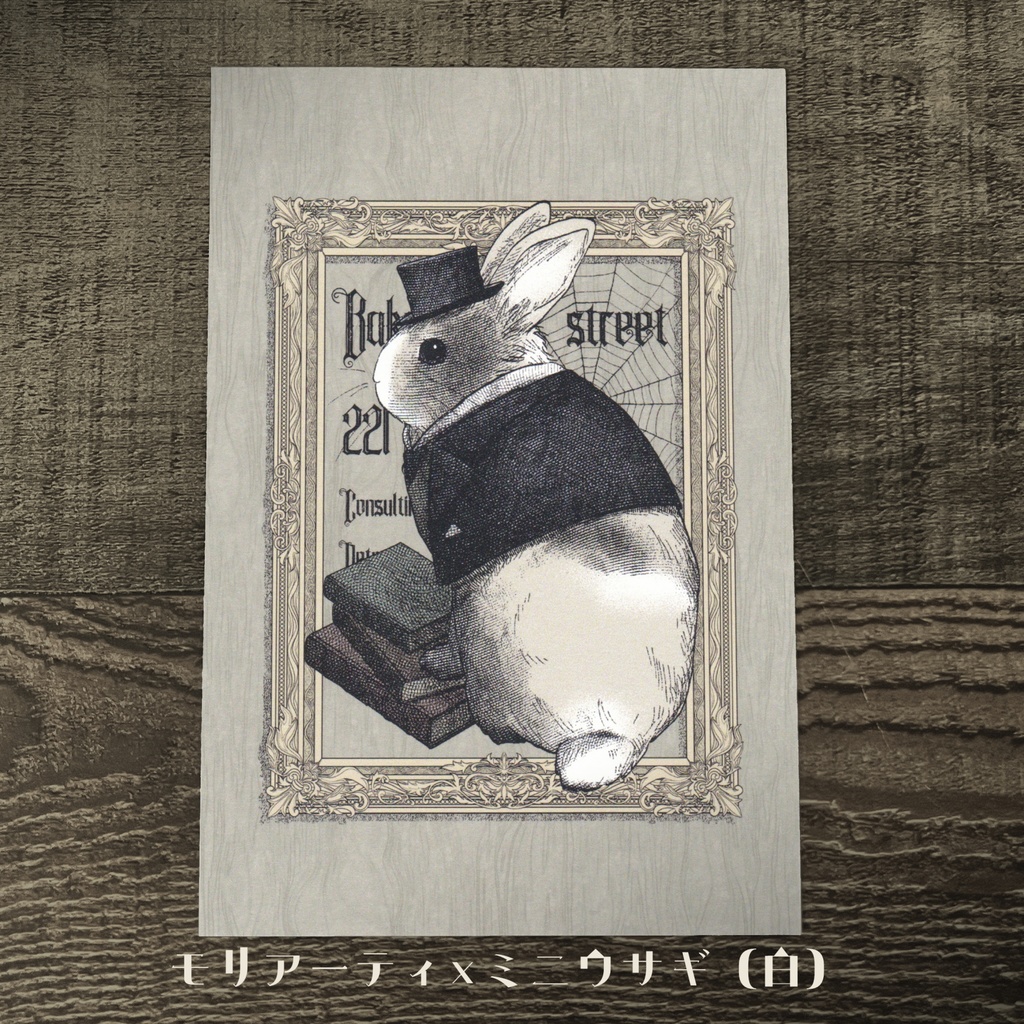 うさぎとインコ ポストカードセット【T : 1】