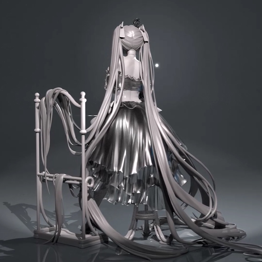 1/7 シンデレラ 勝利の女神:NIKKE 未塗装、未組立ガレージキット