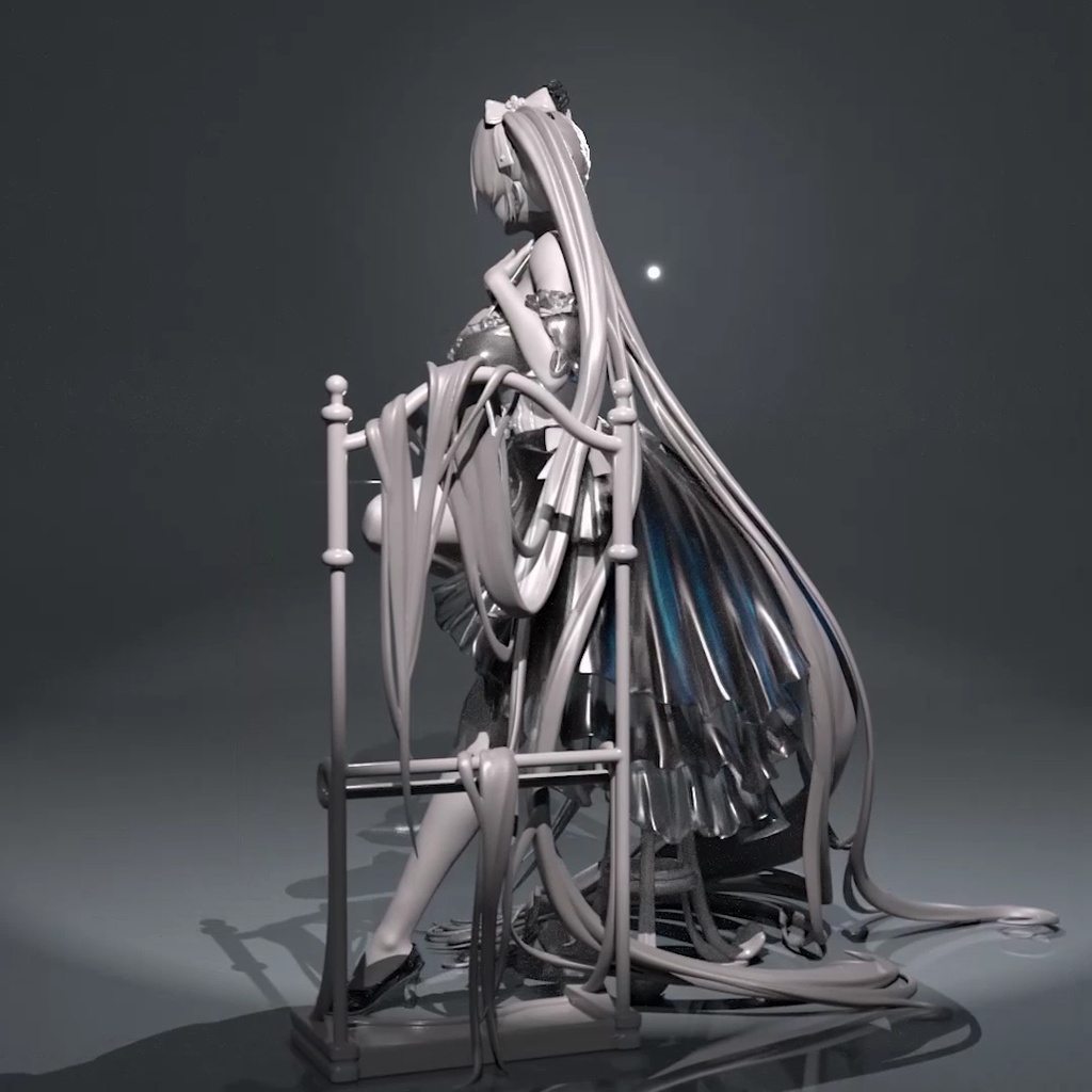 1/7 シンデレラ 勝利の女神:NIKKE 未塗装、未組立ガレージキット