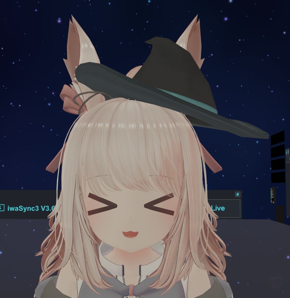 【MA対応・無料】VRC よちよたちおとーとぬいぐるみ_ねろんねろん帽子アドオン