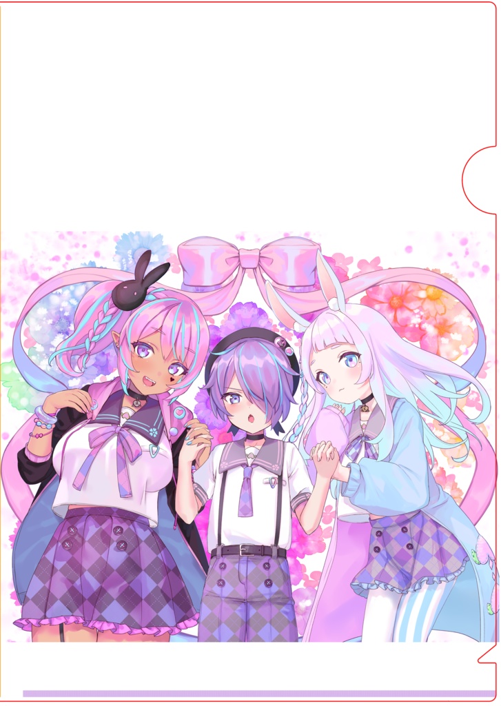 えむこゆさきA4クリアファイル