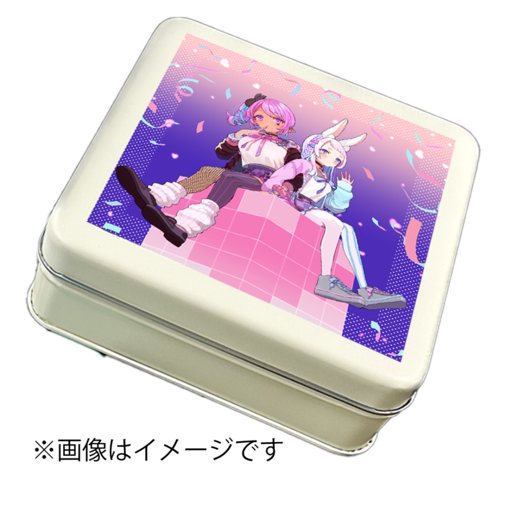 えむこゆ３周年スクエア缶