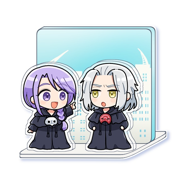 ヒュトロダエウス&エメトセルク アクリルブロック＋アーモロート背景アクスタセット