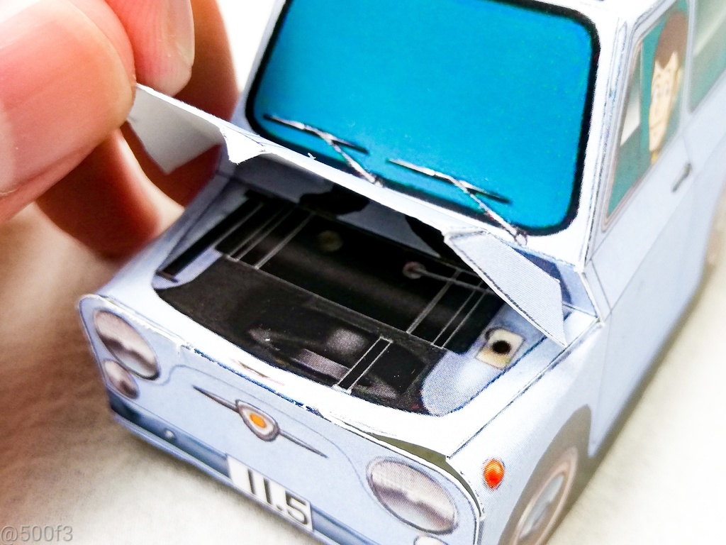 【ペーパークラフトキット】ルパン三世(TV第1シリーズ) ルパンのフィアット500