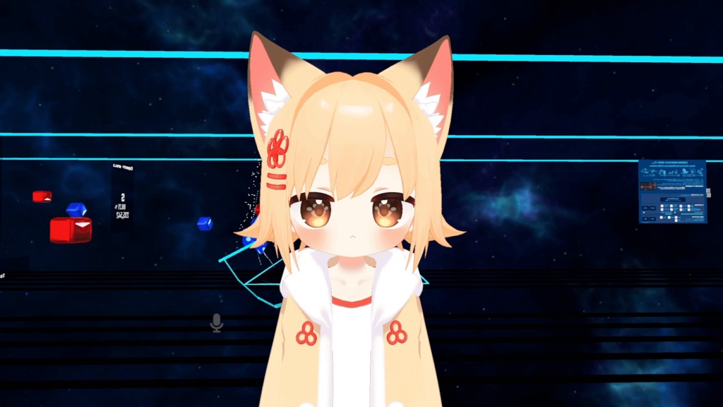 【きなこ専用】肉球がぽよんぽよんして雪結晶が降ってくるEye Texture