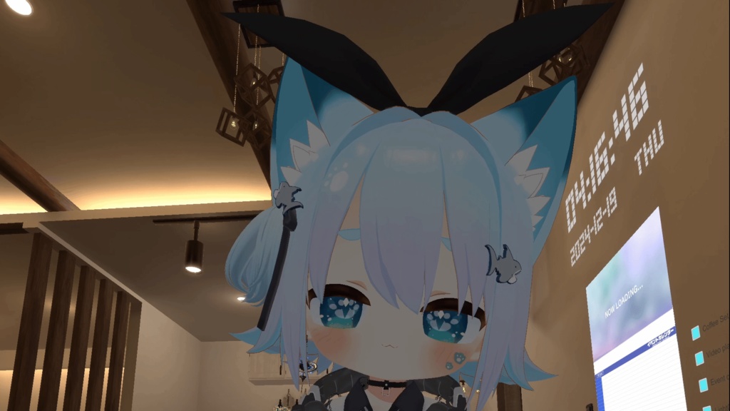 【きなこ専用】肉球がぽよんぽよんして雪結晶が降ってくるEye Texture