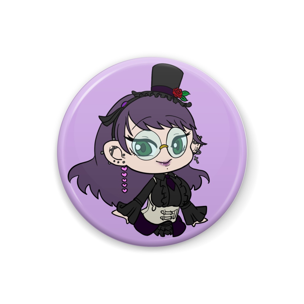 マーガレット缶バッジ