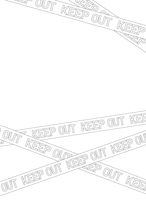 KEEPOUTテープ素材