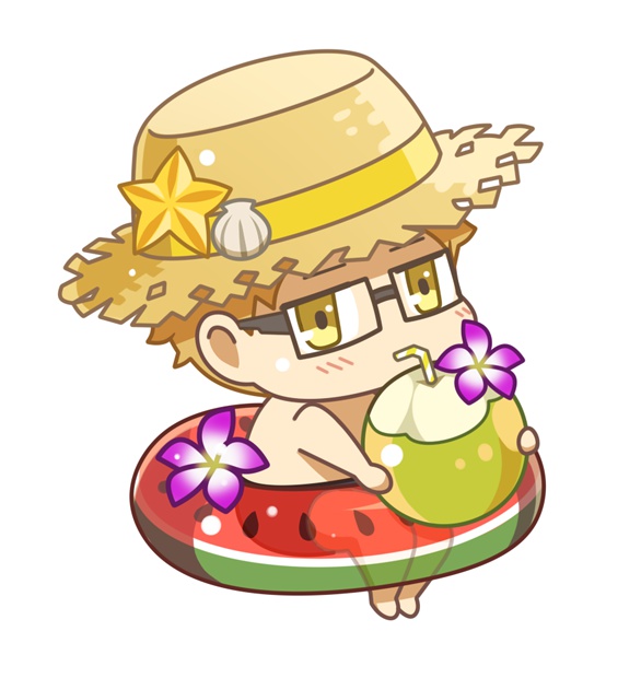 アクリルキーホルダー -夏- 月島