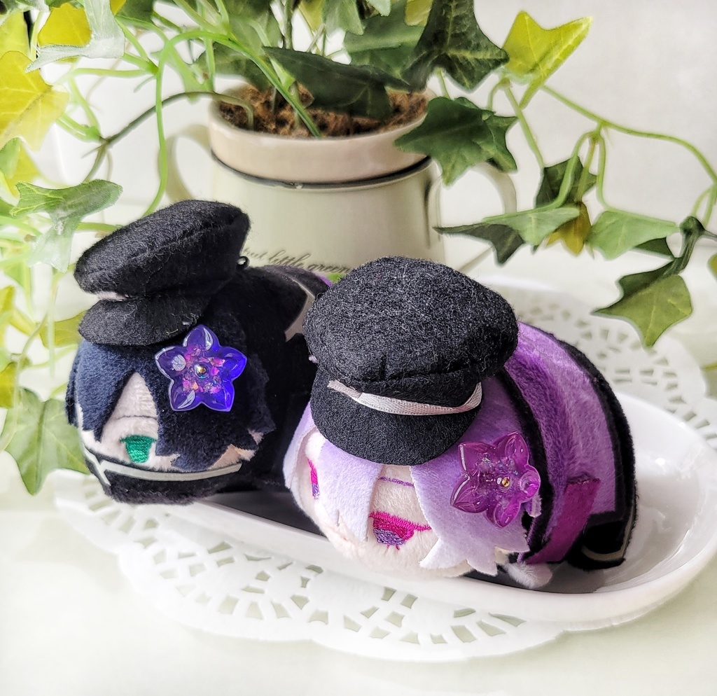 わんぱくぬい・もちマスに✽お花のおはじきシリーズ①