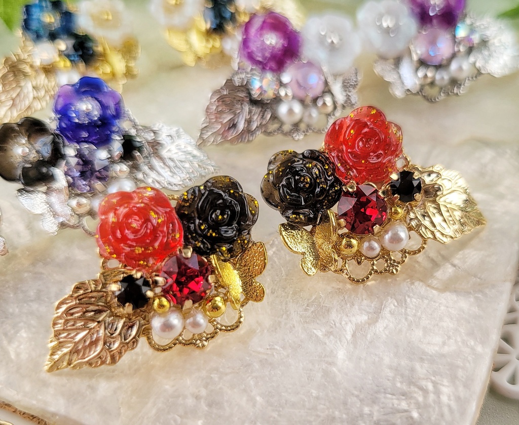 【12/3 21:00~頒布開始】ブーケシリーズ𓈒𓏸𑁍(イヤリング/ピアス)