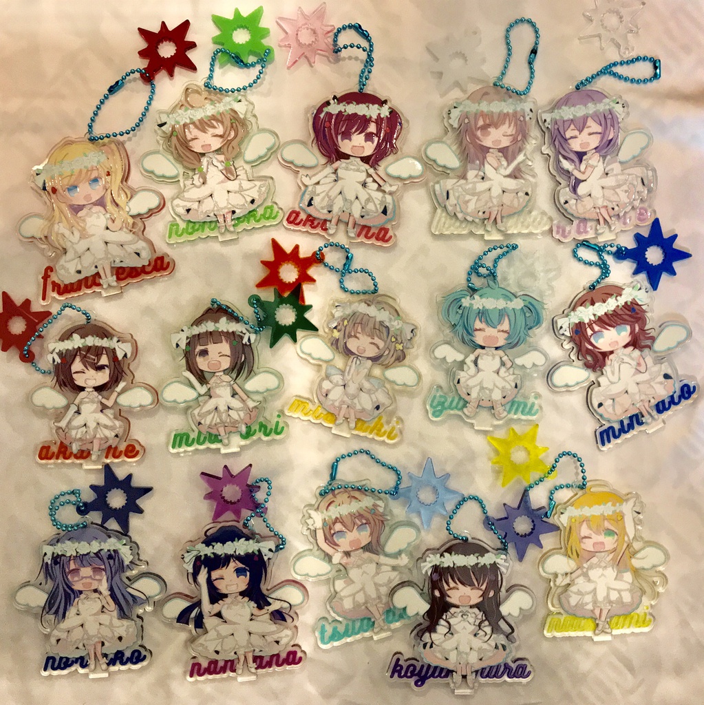 ときめきアクリルスタンドキーホルダー