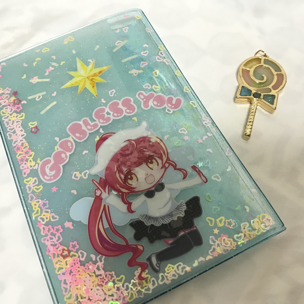 みかんグリッタープリチケケース