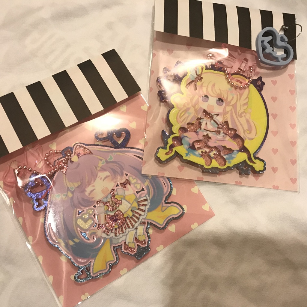 ゆめかわ❤️かしこまアクリルスタンドキーホルダー