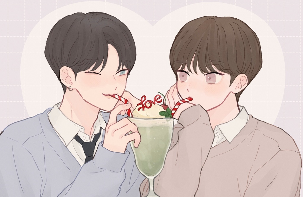 長方形ステッカー1