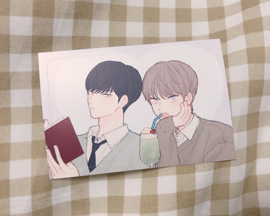 長方形ステッカー2