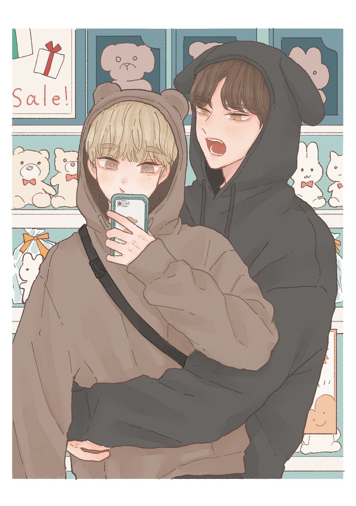 長方形ステッカー5