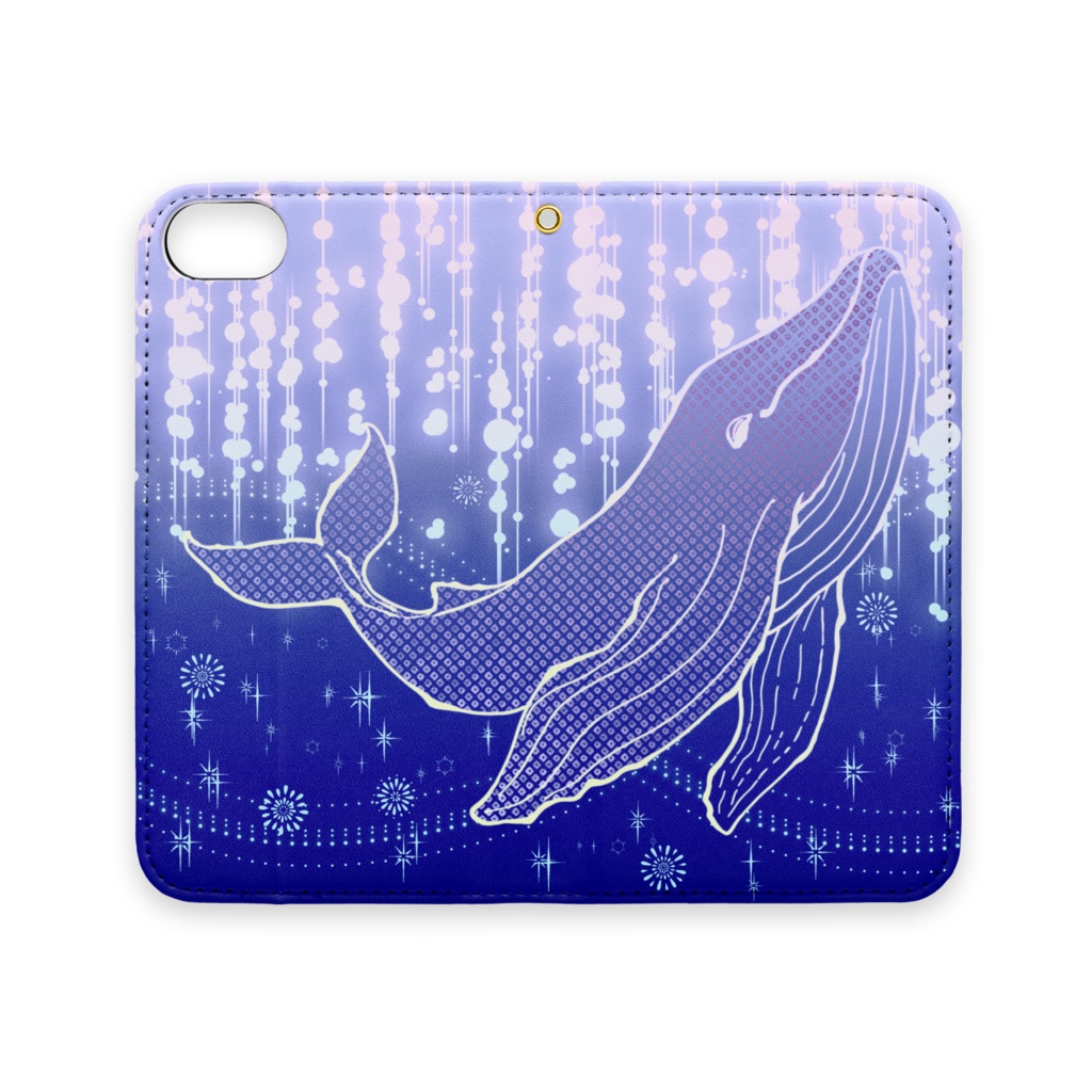 クジラベルトなしiPhoneケース