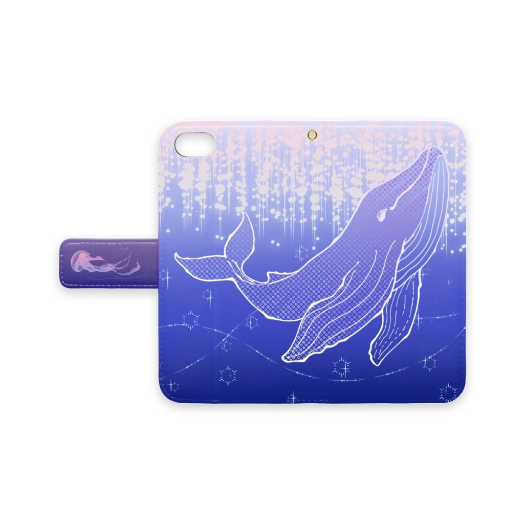 クジラベルト付きiPhoneケース