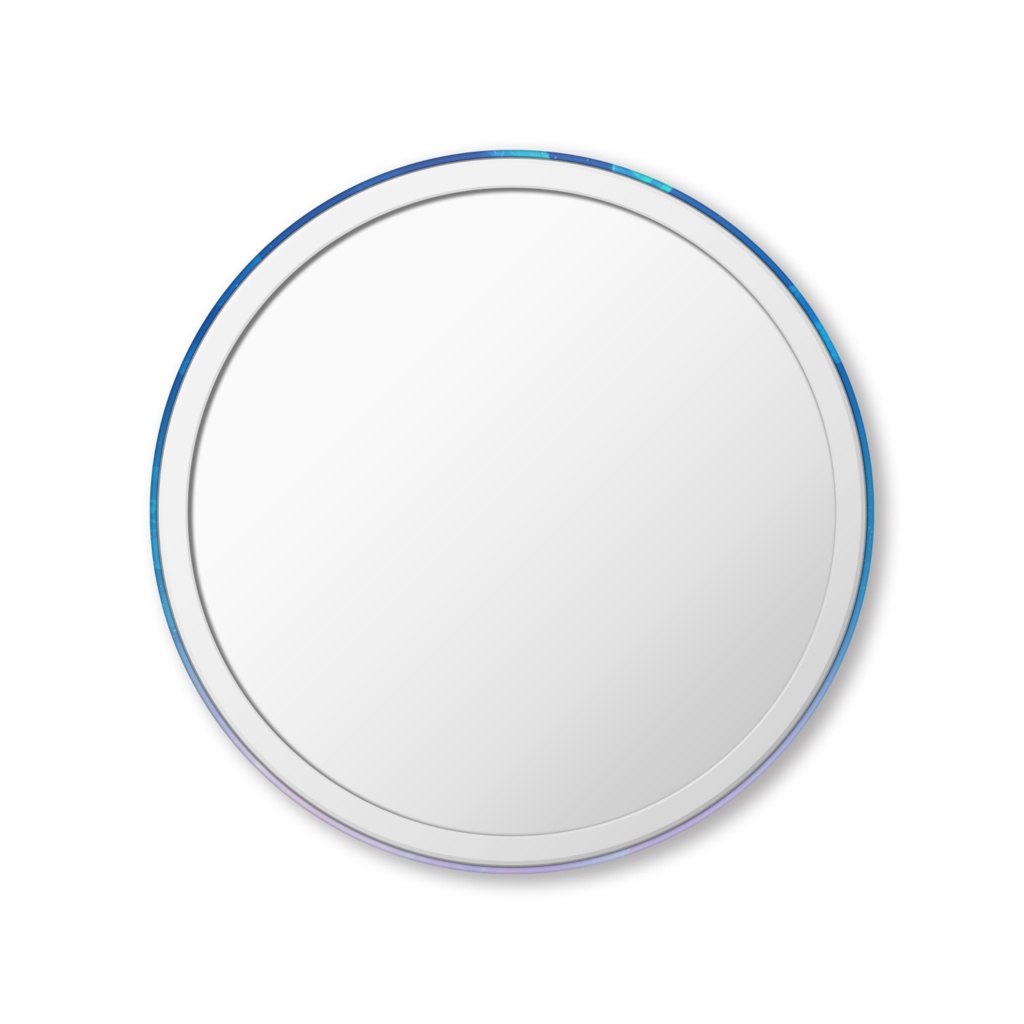 クラゲふわふわ缶ミラー