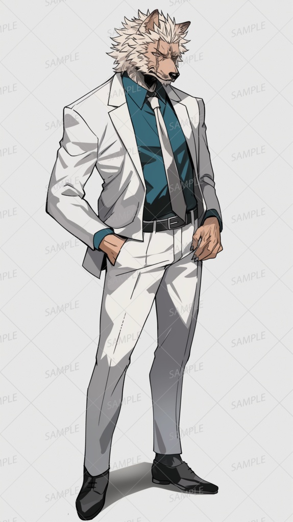 【セット】白いスーツの特別部隊_立ち絵【単品OK】