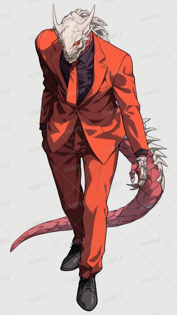 【セット】赤いスーツの特別部隊_立ち絵【単品OK】