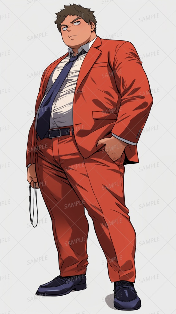 【セット】赤いスーツの特別部隊_立ち絵【単品OK】