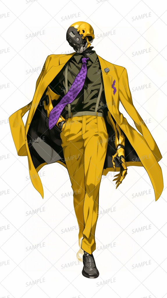 【セット】黄色いスーツの特別部隊_立ち絵【単品OK】