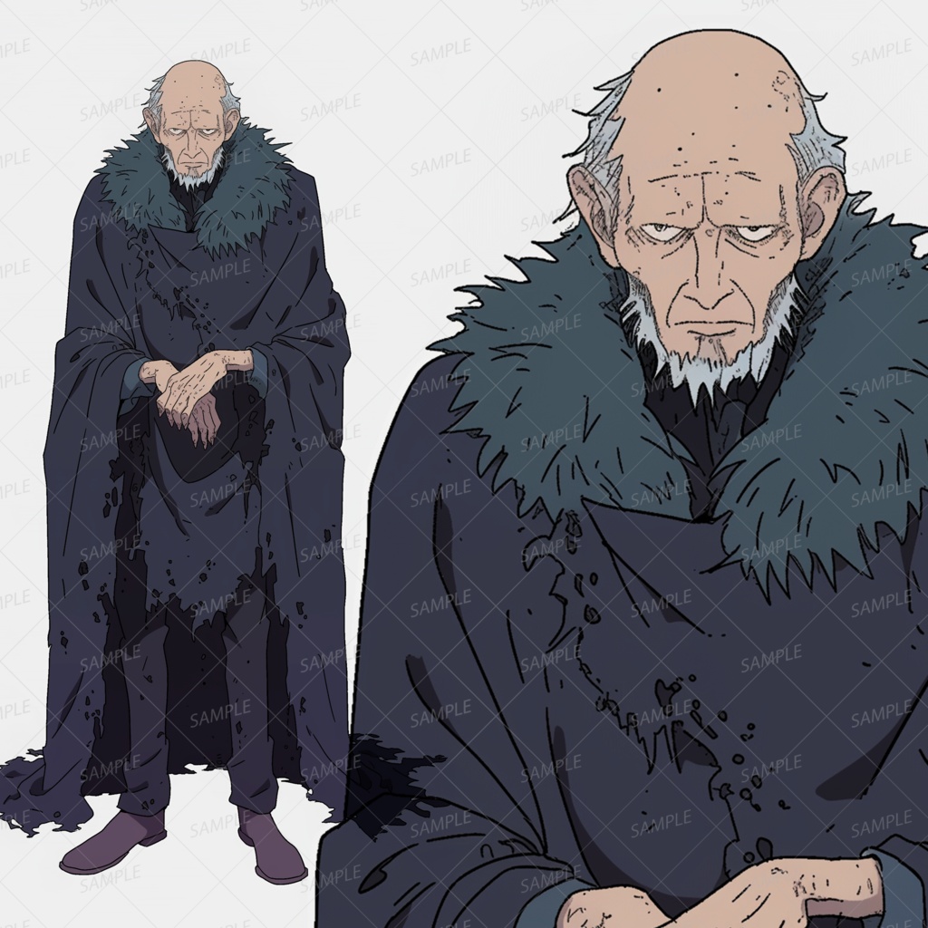 【ファンタジー】黒衣の不気味な老人_立ち絵